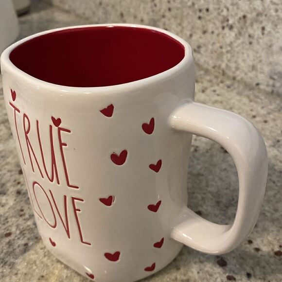 NWT Rae Dunn True Love Hearts Coffee Tea Mug Cup - Picture 3 of 9